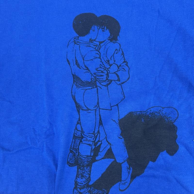 シュプリーム Supreme Tシャツ 半袖 USA製 プリント Tシャツ カットソー L 青 / ブルー / blue メンズ USED 古着 中古 50164982