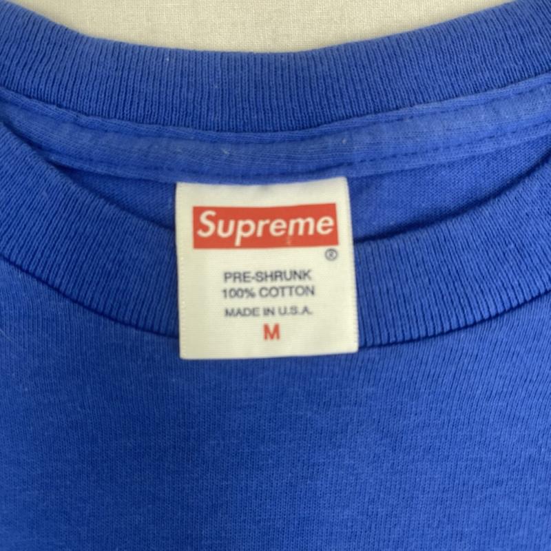 シュプリーム Supreme Tシャツ 半袖 04ss USA製 Spankin Tee プリント Tシャツ カットソー M 青 / ブルー / blue メンズ USED 古着 中古 50164983