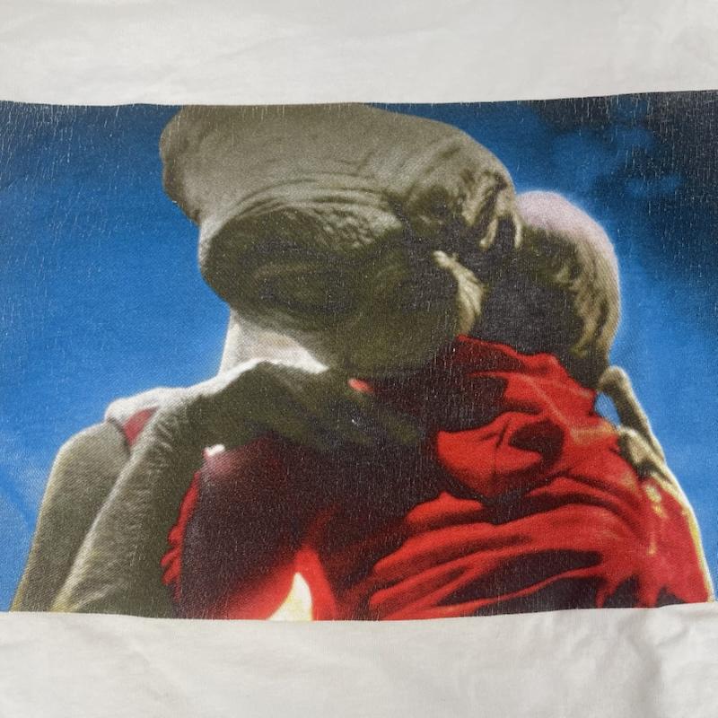 シュプリーム Supreme Tシャツ 半袖 15aw USA製 E.T. Tee SF映画 コラボ プリント Tシャツ M 白 / ホワイト / white メンズ USED 古着 中古 50164985