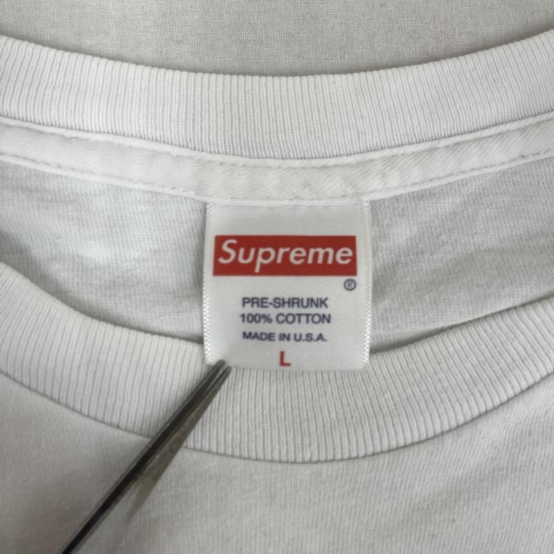 シュプリーム Supreme Tシャツ 半袖 15aw USA製 E.T. Tee SF映画 コラボ プリント Tシャツ L 白 / ホワイト / white メンズ USED 古着 中古 50164987