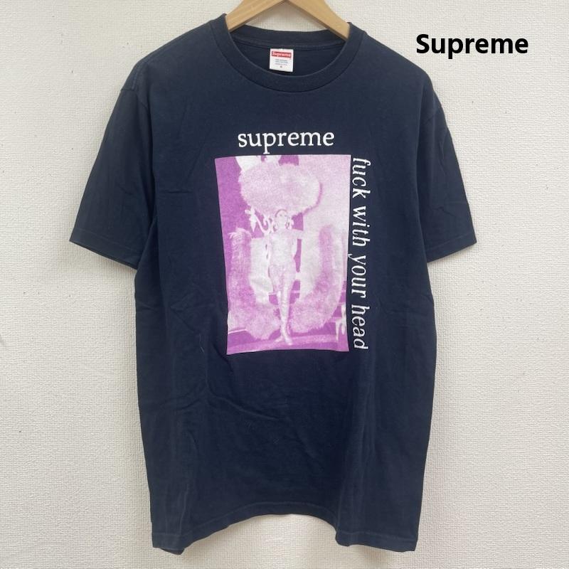 シュプリーム Supreme Tシャツ 半袖 17aw USA製 Fuck With Your Head Tee プリント Tシャツ S 黒 / ブラック / black メンズ USED 古着 中古 50164991