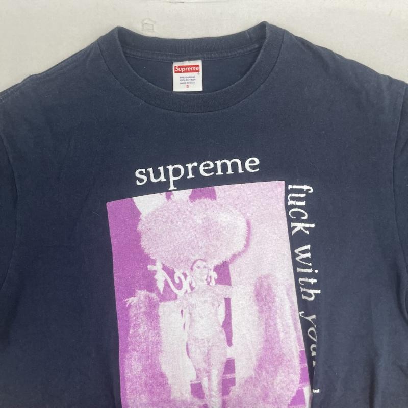 シュプリーム Supreme Tシャツ 半袖 17aw USA製 Fuck With Your Head Tee プリント Tシャツ S 黒 / ブラック / black メンズ USED 古着 中古 50164991