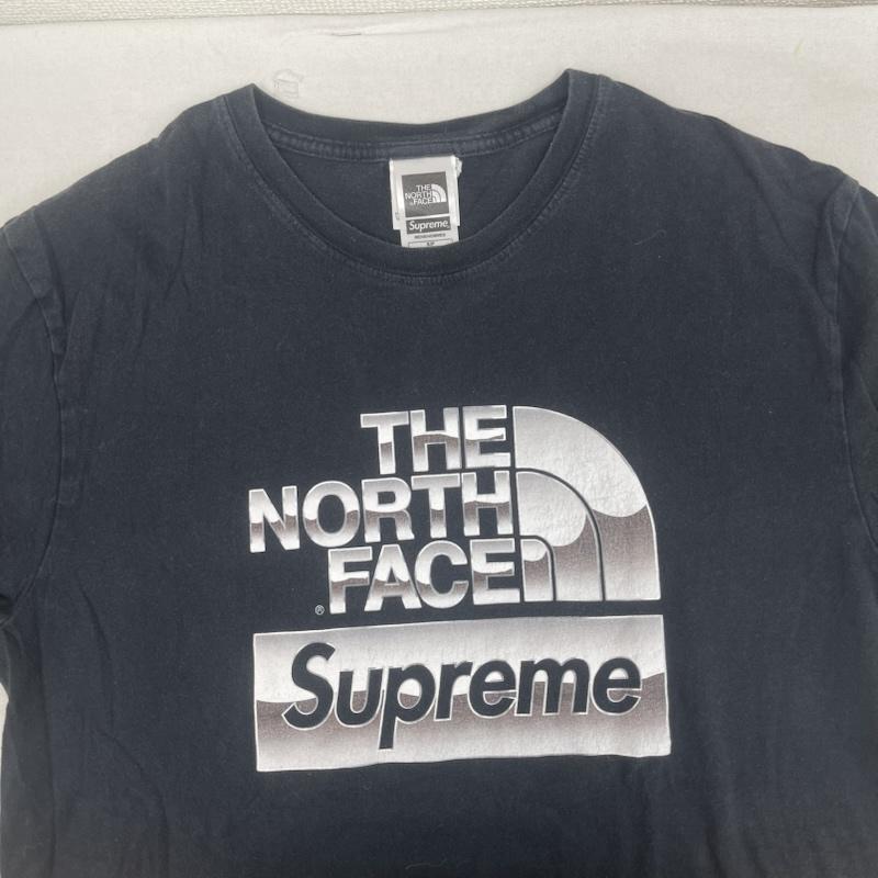 シュプリーム Supreme Tシャツ 半袖 18ss THE NORTH FACE コラボ Metallic Logo T-Shirt メタリック ロゴ Tシャツ S 黒 / ブラック / black メンズ USED 古着 中古 50164993