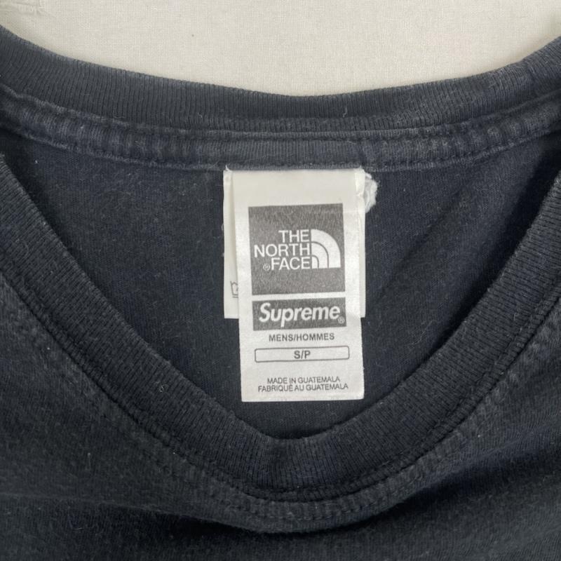シュプリーム Supreme Tシャツ 半袖 18ss THE NORTH FACE コラボ Metallic Logo T-Shirt メタリック ロゴ Tシャツ S 黒 / ブラック / black メンズ USED 古着 中古 50164993