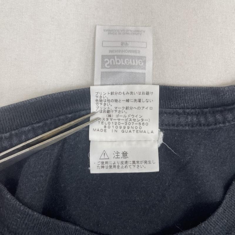 シュプリーム Supreme Tシャツ 半袖 18ss THE NORTH FACE コラボ Metallic Logo T-Shirt メタリック ロゴ Tシャツ S 黒 / ブラック / black メンズ USED 古着 中古 50164993
