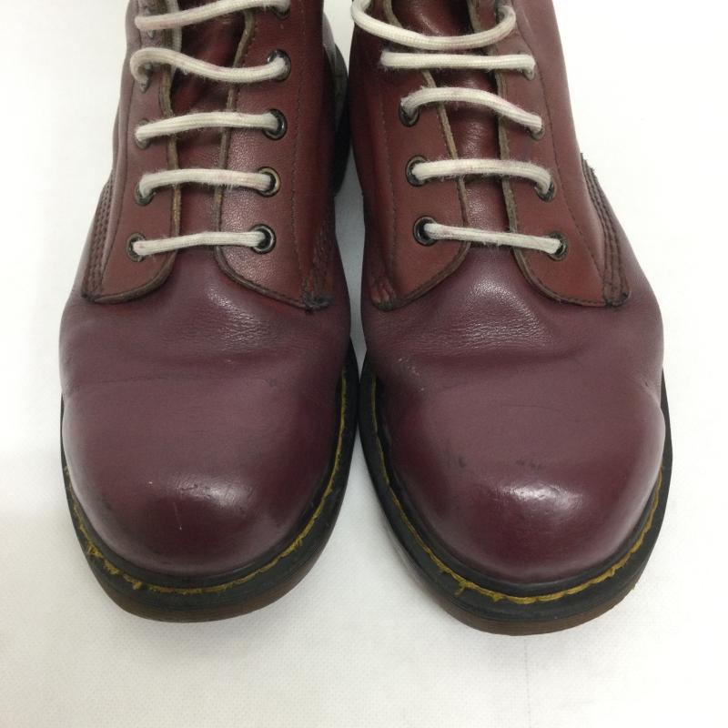 ドクターマーチン Dr.Martens ブーツ ロングブーツ dr.martens 10ホール スチールトゥ イングランド製 えんじ / ワインレッド / dark red メンズ USED 古着 中古 50164996