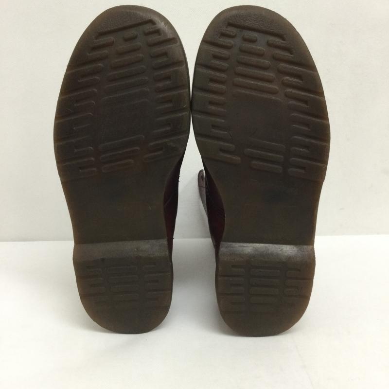 ドクターマーチン Dr.Martens ブーツ ロングブーツ dr.martens 10ホール スチールトゥ イングランド製 えんじ / ワインレッド / dark red メンズ USED 古着 中古 50164996