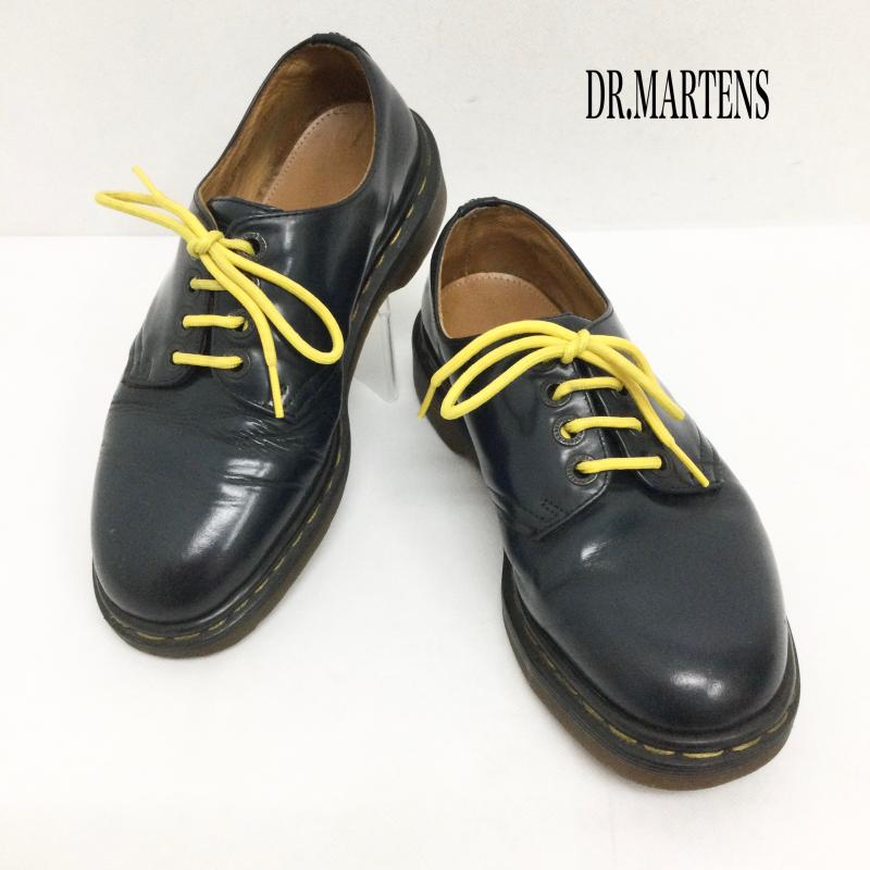ドクターマーチン Dr.Martens 革靴 革靴 dr.martens 4ホール イングランド製 UK：7 紺 / ネイビー / navy メンズ USED 古着 中古 50164997