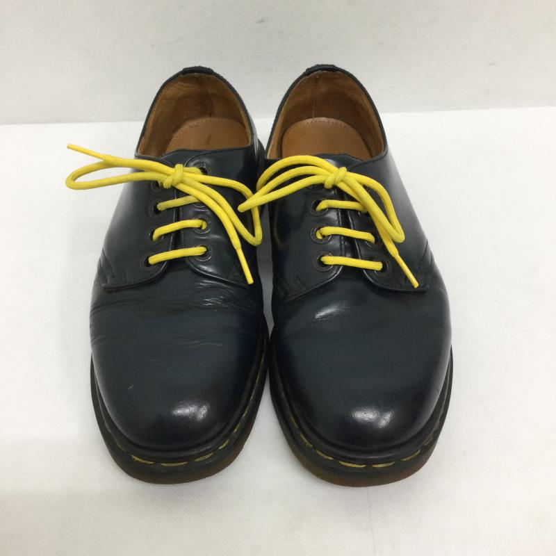 ドクターマーチン Dr.Martens 革靴 革靴 dr.martens 4ホール イングランド製 UK：7 紺 / ネイビー / navy メンズ USED 古着 中古 50164997