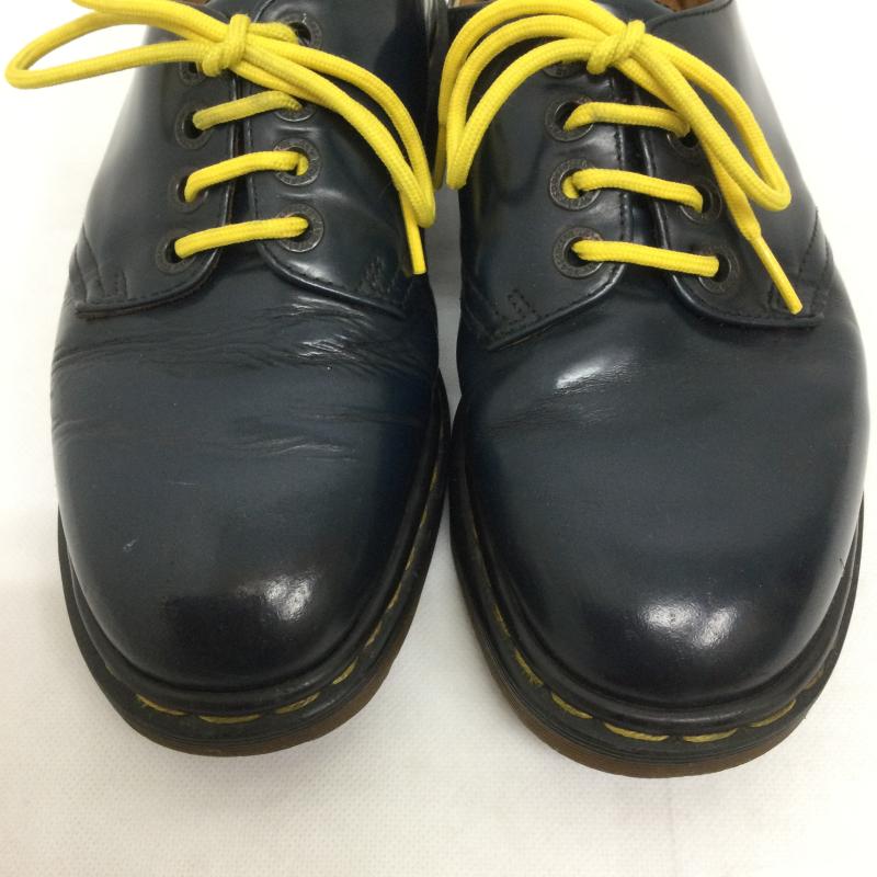 ドクターマーチン Dr.Martens 革靴 革靴 dr.martens 4ホール イングランド製 UK：7 紺 / ネイビー / navy メンズ USED 古着 中古 50164997