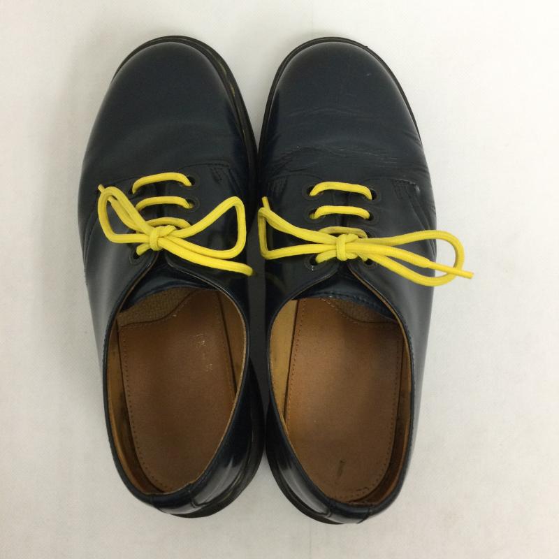 ドクターマーチン Dr.Martens 革靴 革靴 dr.martens 4ホール イングランド製 UK：7 紺 / ネイビー / navy メンズ USED 古着 中古 50164997