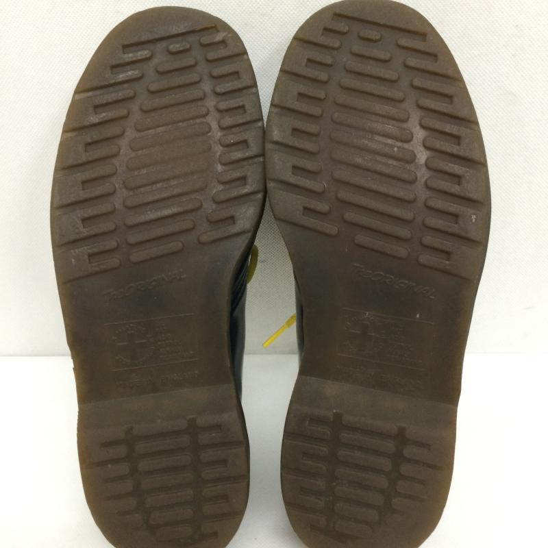 ドクターマーチン Dr.Martens 革靴 革靴 dr.martens 4ホール イングランド製 UK：7 紺 / ネイビー / navy メンズ USED 古着 中古 50164997