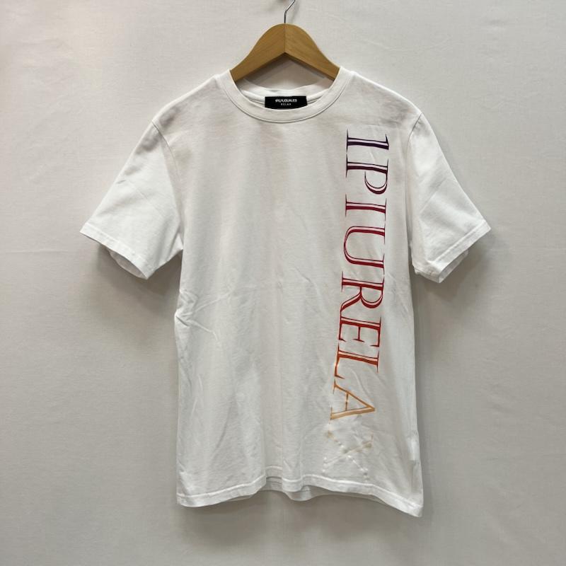 ウノピュウノウグァーレトレリラックス 1piu1uguale3 RELAX Tシャツ 半袖 グラデーション ロゴ Tシャツ S 白 / ホワイト / white メンズ USED 古着 中古 50165001