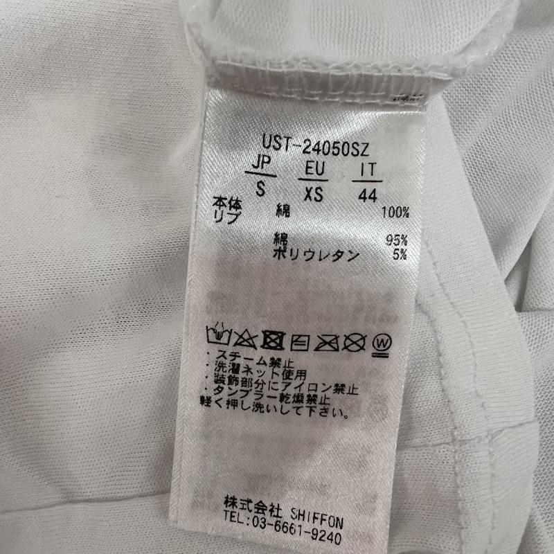 ウノピュウノウグァーレトレリラックス 1piu1uguale3 RELAX Tシャツ 半袖 グラデーション ロゴ Tシャツ S 白 / ホワイト / white メンズ USED 古着 中古 50165001