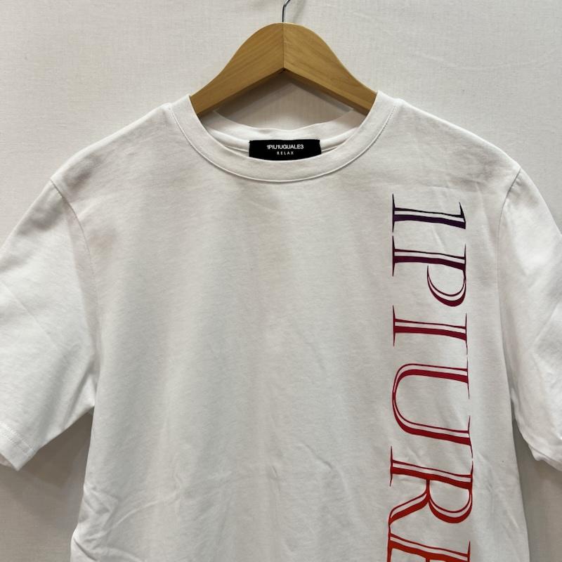 ウノピュウノウグァーレトレリラックス 1piu1uguale3 RELAX Tシャツ 半袖 グラデーション ロゴ Tシャツ S 白 / ホワイト / white メンズ USED 古着 中古 50165001