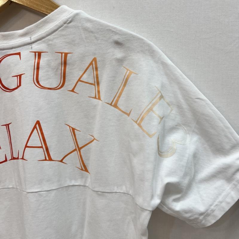 ウノピュウノウグァーレトレリラックス 1piu1uguale3 RELAX Tシャツ 半袖 グラデーション ロゴ Tシャツ S 白 / ホワイト / white メンズ USED 古着 中古 50165001