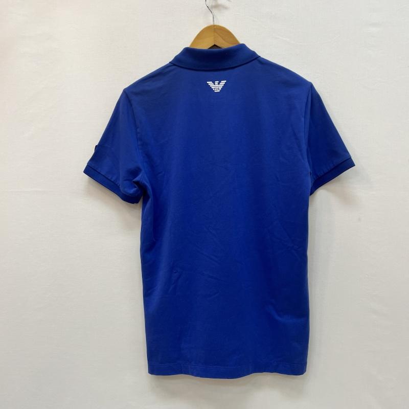 エンポリオ アルマーニ イーエーセブン EMPORIO ARMANI EA7 ポロシャツ 半袖 ロゴ ポロシャツ XS 青 / ブルー / blue メンズ USED 古着 中古 50165002