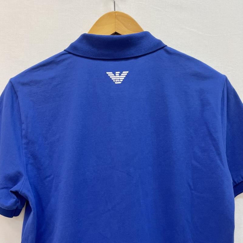 エンポリオ アルマーニ イーエーセブン EMPORIO ARMANI EA7 ポロシャツ 半袖 ロゴ ポロシャツ XS 青 / ブルー / blue メンズ USED 古着 中古 50165002