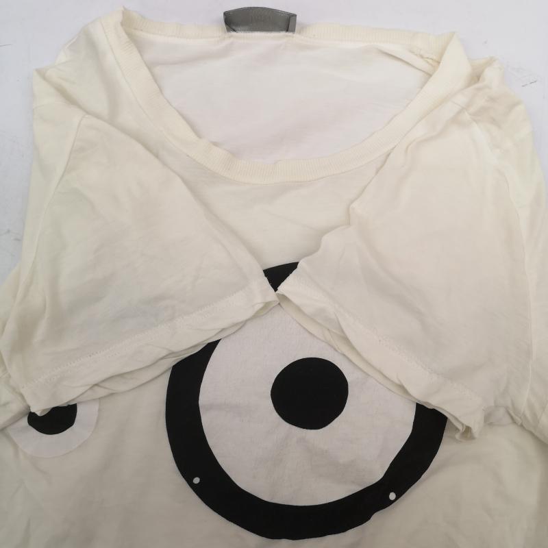 ディオールオム Dior homme Tシャツ 半袖 05ss BECK期 スピーカー デザイン Tシャツ レコード エディ XS 白 / ホワイト / white メンズ USED 古着 中古 50165005