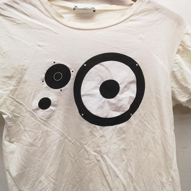 ディオールオム Dior homme Tシャツ 半袖 05ss BECK期 スピーカー デザイン Tシャツ レコード エディ XS 白 / ホワイト / white メンズ USED 古着 中古 50165005