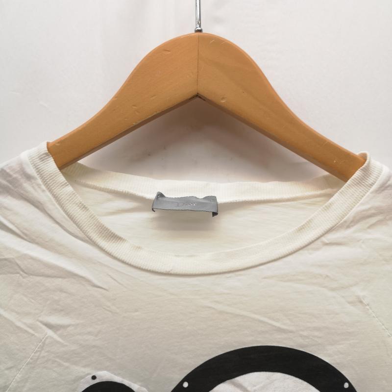 ディオールオム Dior homme Tシャツ 半袖 05ss BECK期 スピーカー デザイン Tシャツ レコード エディ XS 白 / ホワイト / white メンズ USED 古着 中古 50165005