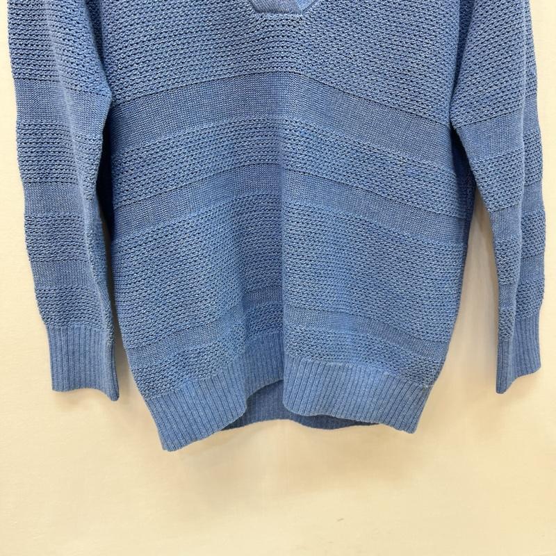 モラビト MORABITO ニット、セーター 長袖 Vネック メッシュ サマーニット ニットタンクトップ セット 38 青 / ブルー / blue レディース USED 古着 中古 50165012
