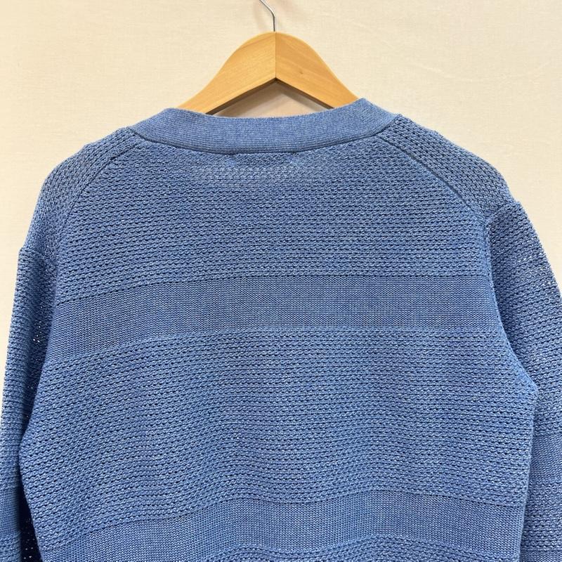 モラビト MORABITO ニット、セーター 長袖 Vネック メッシュ サマーニット ニットタンクトップ セット 38 青 / ブルー / blue レディース USED 古着 中古 50165012