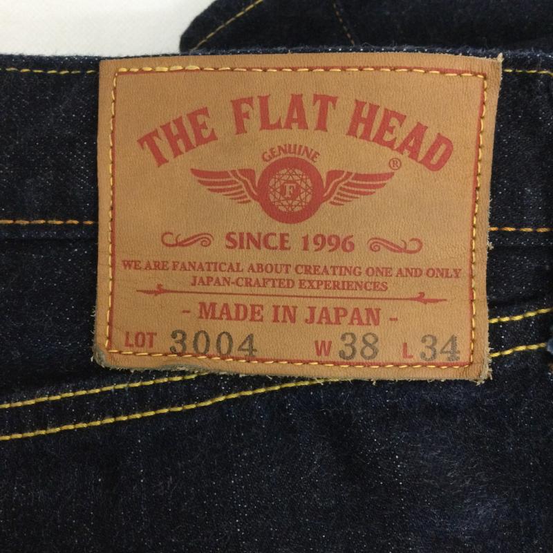 フラットヘッド FLATHEAD パンツ デニム、ジーンズ flat head 3004　ワイドストレート　ジーンズ　デニム 38インチ 無地 インディゴ / インディゴ / Indigo メンズ USED 古着 中古 50165013