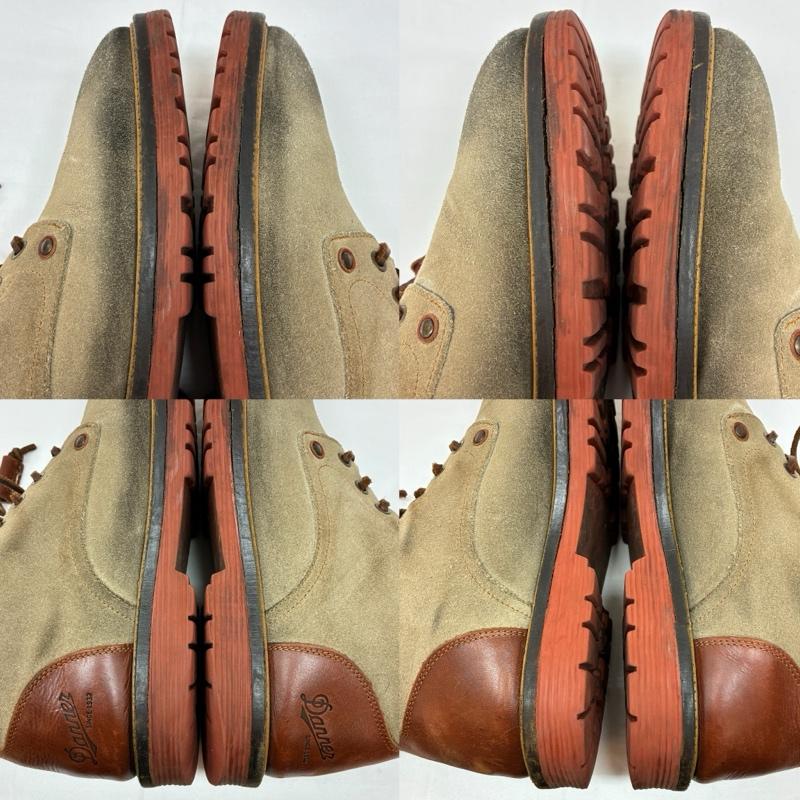 ダナー Danner ブーツ ショートブーツ D030001 レザー スエード 切替 レースアップ ワーク チャッカ ブーツ US：9 メンズ USED 古着 中古 50165016