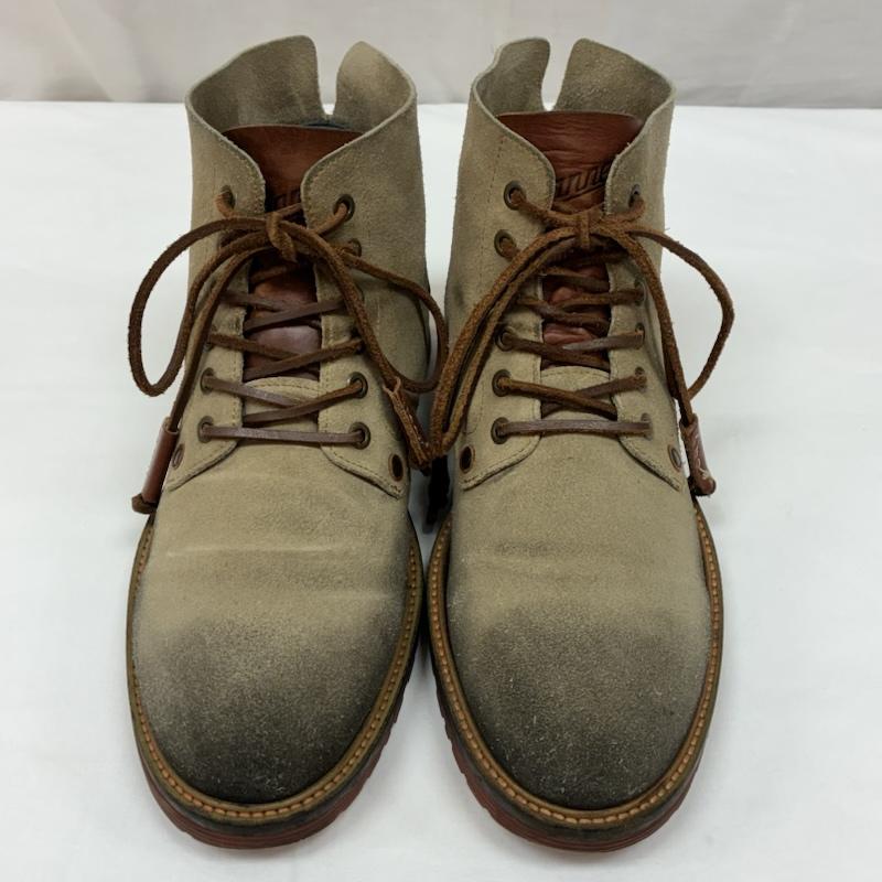 ダナー Danner ブーツ ショートブーツ D030001 レザー スエード 切替 レースアップ ワーク チャッカ ブーツ US：9 メンズ USED 古着 中古 50165016