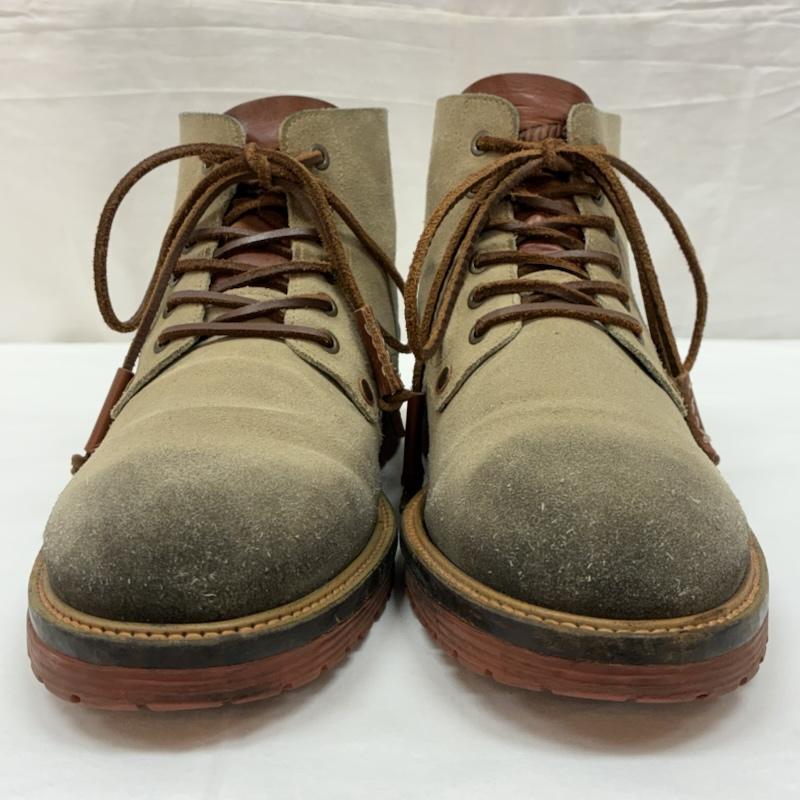 ダナー Danner ブーツ ショートブーツ D030001 レザー スエード 切替 レースアップ ワーク チャッカ ブーツ US：9 メンズ USED 古着 中古 50165016