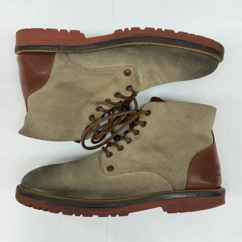 ダナー Danner ブーツ ショートブーツ D030001 レザー スエード 切替 レースアップ ワーク チャッカ ブーツ US：9 メンズ USED 古着 中古 50165016