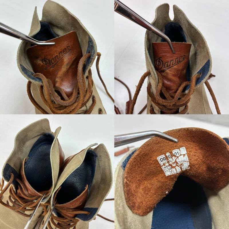 ダナー Danner ブーツ ショートブーツ D030001 レザー スエード 切替 レースアップ ワーク チャッカ ブーツ US：9 メンズ USED 古着 中古 50165016