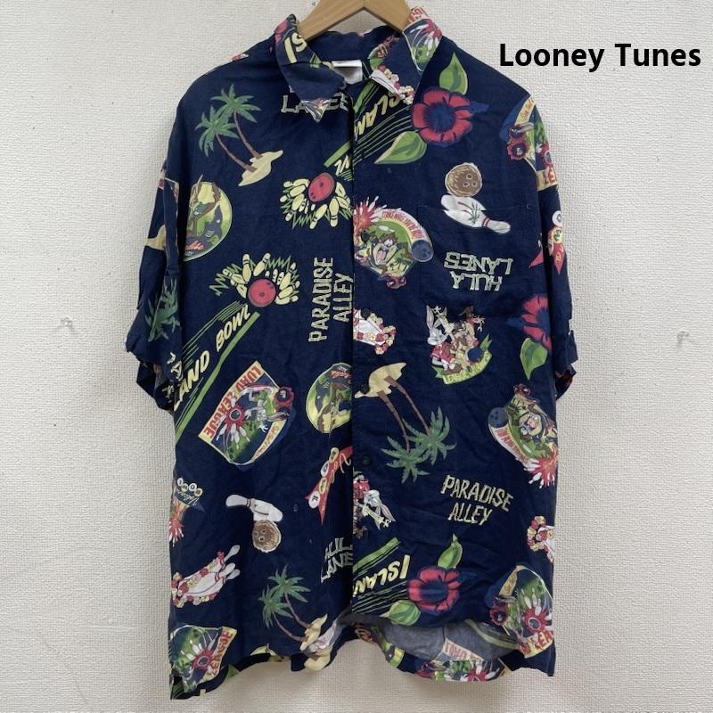 古着 USED シャツ、ブラウス 半袖 00s Looney Tunes ルーニー テューンズ キャラクター アロハシャツ L マルチカラー / マルチカラー / multicolor メンズ USED 古着 中古 50165020
