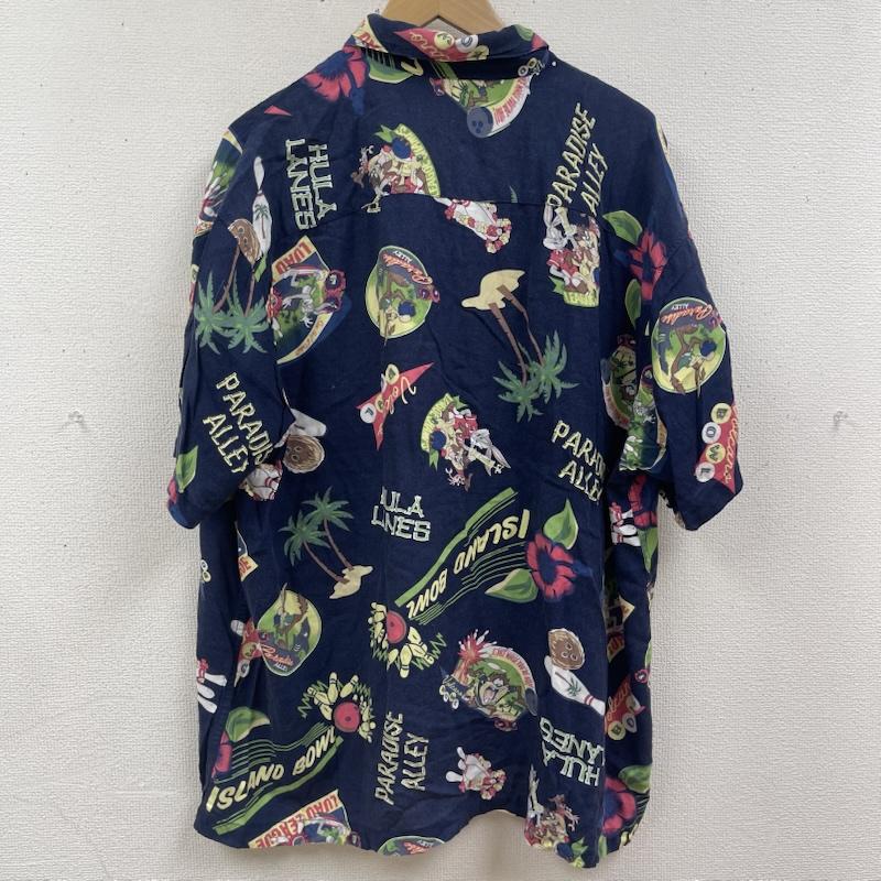 古着 USED シャツ、ブラウス 半袖 00s Looney Tunes ルーニー テューンズ キャラクター アロハシャツ L マルチカラー / マルチカラー / multicolor メンズ USED 古着 中古 50165020