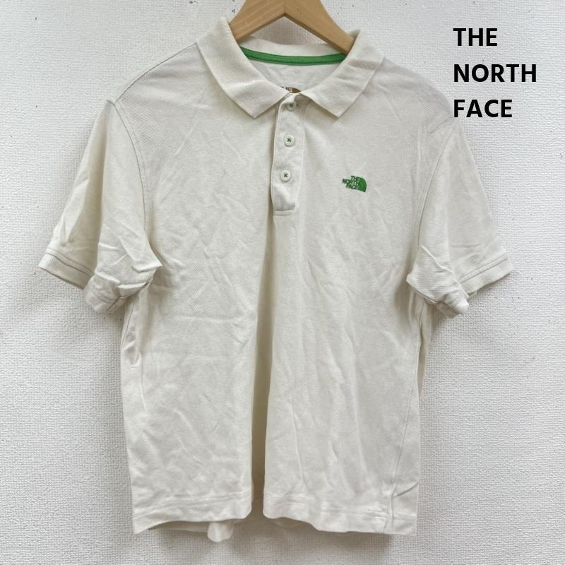 ザノースフェイス THE NORTH FACE ポロシャツ 半袖 ロゴ刺繍 ヘンプ混 半袖 ポロシャツ トップス at40705 S オフホワイト / オフホワイト / メンズ USED 古着 中古 50165022