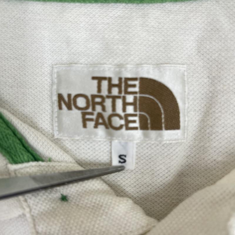 ザノースフェイス THE NORTH FACE ポロシャツ 半袖 ロゴ刺繍 ヘンプ混 半袖 ポロシャツ トップス at40705 S オフホワイト / オフホワイト / メンズ USED 古着 中古 50165022