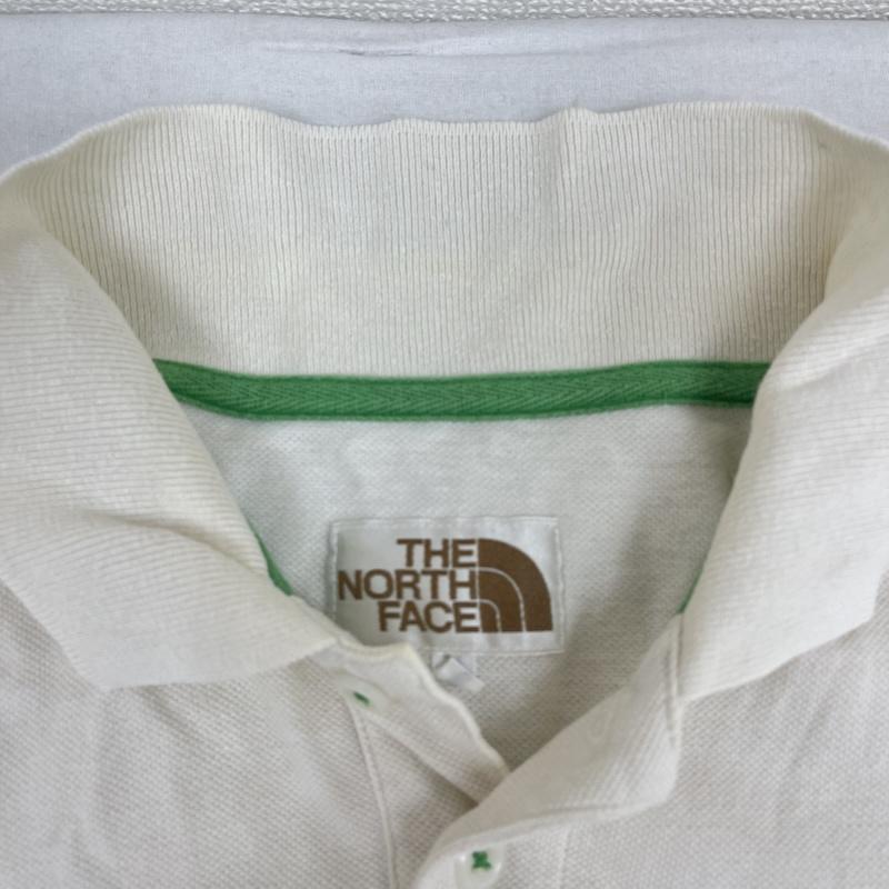 ザノースフェイス THE NORTH FACE ポロシャツ 半袖 ロゴ刺繍 ヘンプ混 半袖 ポロシャツ トップス at40705 S オフホワイト / オフホワイト / メンズ USED 古着 中古 50165022