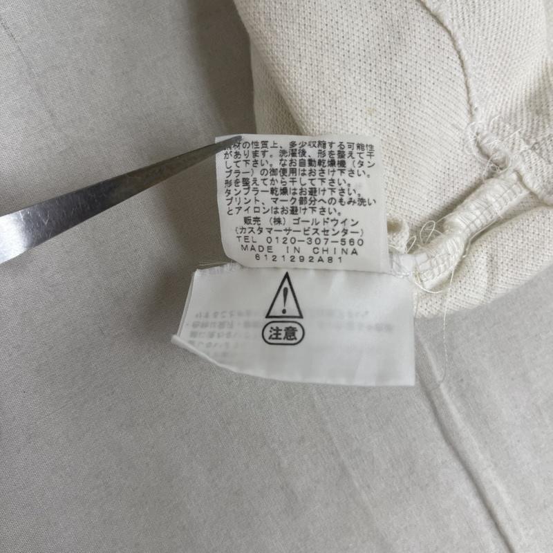 ザノースフェイス THE NORTH FACE ポロシャツ 半袖 ロゴ刺繍 ヘンプ混 半袖 ポロシャツ トップス at40705 S オフホワイト / オフホワイト / メンズ USED 古着 中古 50165022