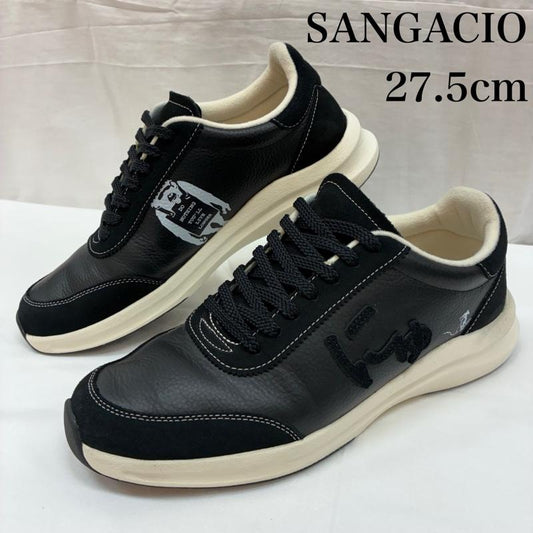 サンガチオ via SANGACIO スニーカー スニーカー BRANDALISED ブランダライズド にゅ BLOW バンクシー レザー ローカット スニーカー 27.5cm メンズ USED 古着 中古 50165025