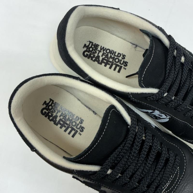 サンガチオ via SANGACIO スニーカー スニーカー BRANDALISED ブランダライズド にゅ BLOW バンクシー レザー ローカット スニーカー 27.5cm メンズ USED 古着 中古 50165025