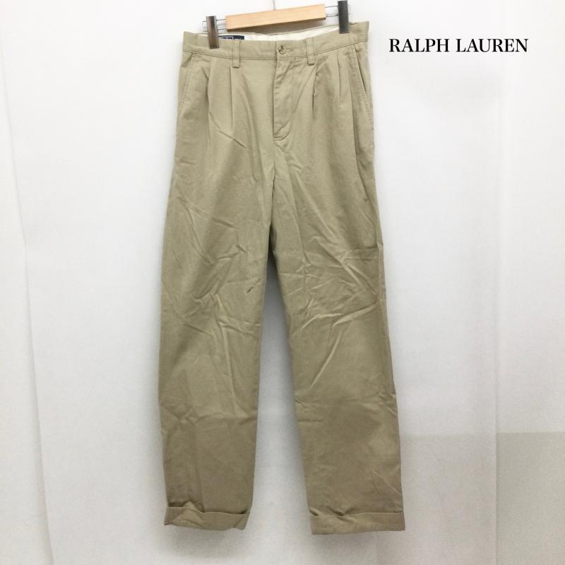 ラルフローレン RALPHLAUREN パンツ チノパン ralph lauren チノパン 2タック 29インチ 無地 ベージュ / ベージュ / beige メンズ USED 古着 中古 50165029