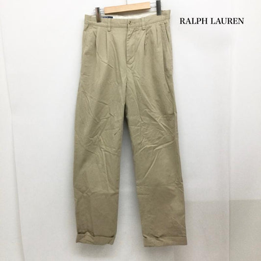 ラルフローレン RALPHLAUREN パンツ チノパン ralph lauren チノパン 2タック 29インチ 無地 ベージュ / ベージュ / beige メンズ USED 古着 中古 50165029