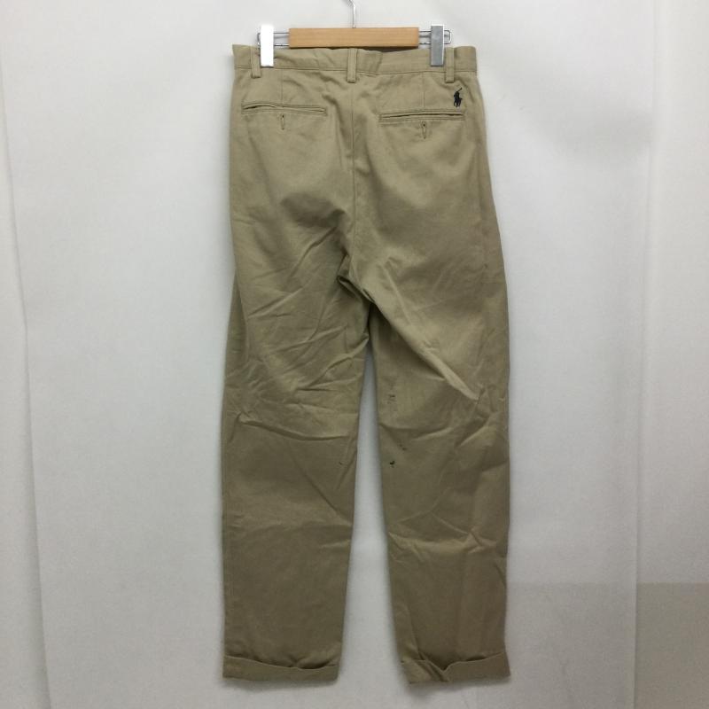 ラルフローレン RALPHLAUREN パンツ チノパン ralph lauren チノパン 2タック 29インチ 無地 ベージュ / ベージュ / beige メンズ USED 古着 中古 50165029
