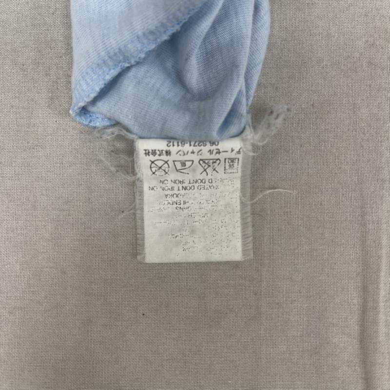 フィフティーファイブディーエスエル 55DSL Tシャツ 長袖 00s y2k スカル ロゴ プリント ラグランスリーブ 長袖 カットソー Tシャツ S 青 / ブルー / blue メンズ USED 古着 中古 50165034