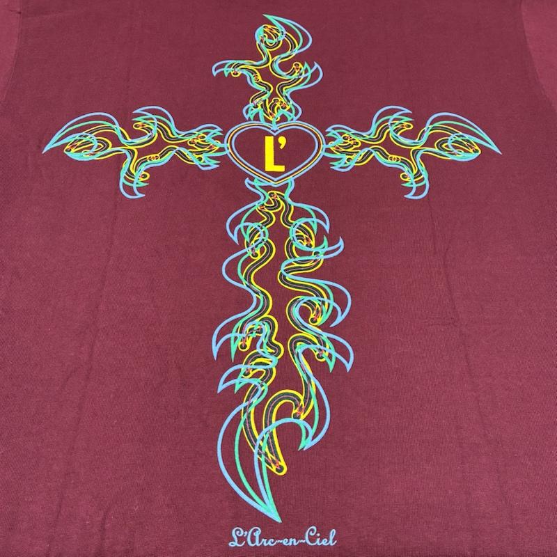 ヴィンテージ VINTAGE Tシャツ 半袖 L Arc〜en〜Ciel ラルク アン シエル 1998年 ハートに火をつけろ ツアー Tシャツ 90s 当時物 HYDE - メンズ USED 古着 中古 50165035