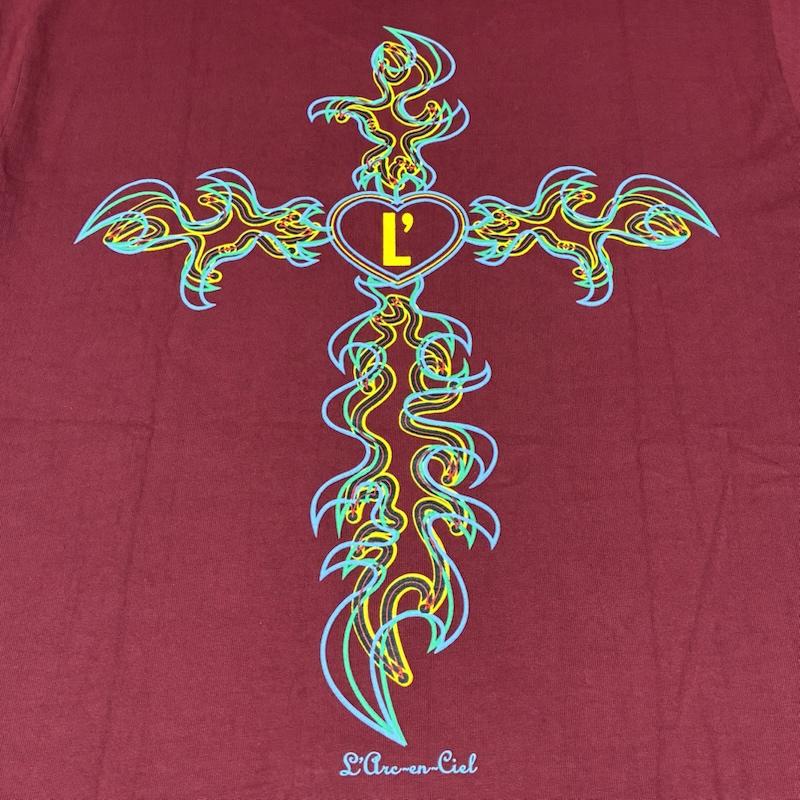 ヴィンテージ VINTAGE Tシャツ 半袖 L Arc〜en〜Ciel ラルク アン シエル 1998年 ハートに火をつけろ ツアー Tシャツ 90s 当時物 HYDE - メンズ USED 古着 中古 50165036