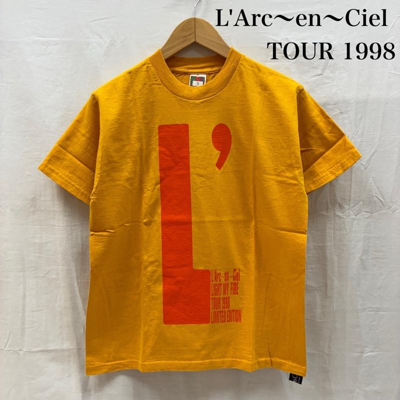 ヴィンテージ VINTAGE Tシャツ 半袖 L Arc〜en〜Ciel ラルク アン シエル 1998年 ハートに火をつけろ ツアー Tシャツ 90s 当時物 HYDE S メンズ USED 古着 中古 50165038
