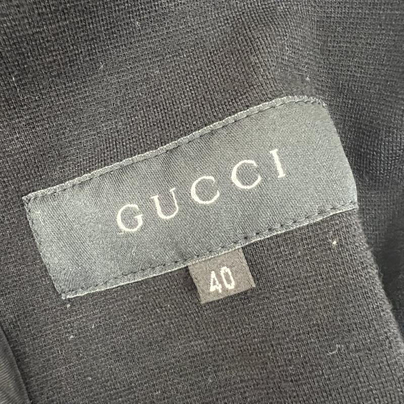 グッチ GUCCI ジャケット、上着 ライダース トムフォード期 ウール ライダースジャケット 40 黒 / ブラック / black レディース USED 古着 中古 50165040