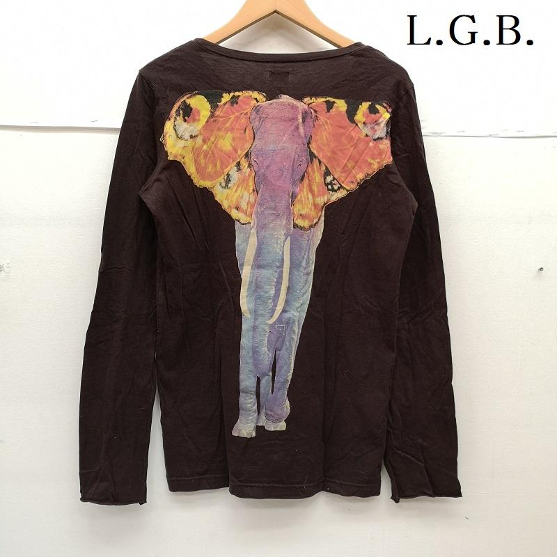 ルグランブルー L.G.B. Tシャツ 長袖 00s CIRCUS ELEPHANT サーカス 象 ロング Tシャツ ロンT y2k 1 メンズ USED 古着 中古 50165045